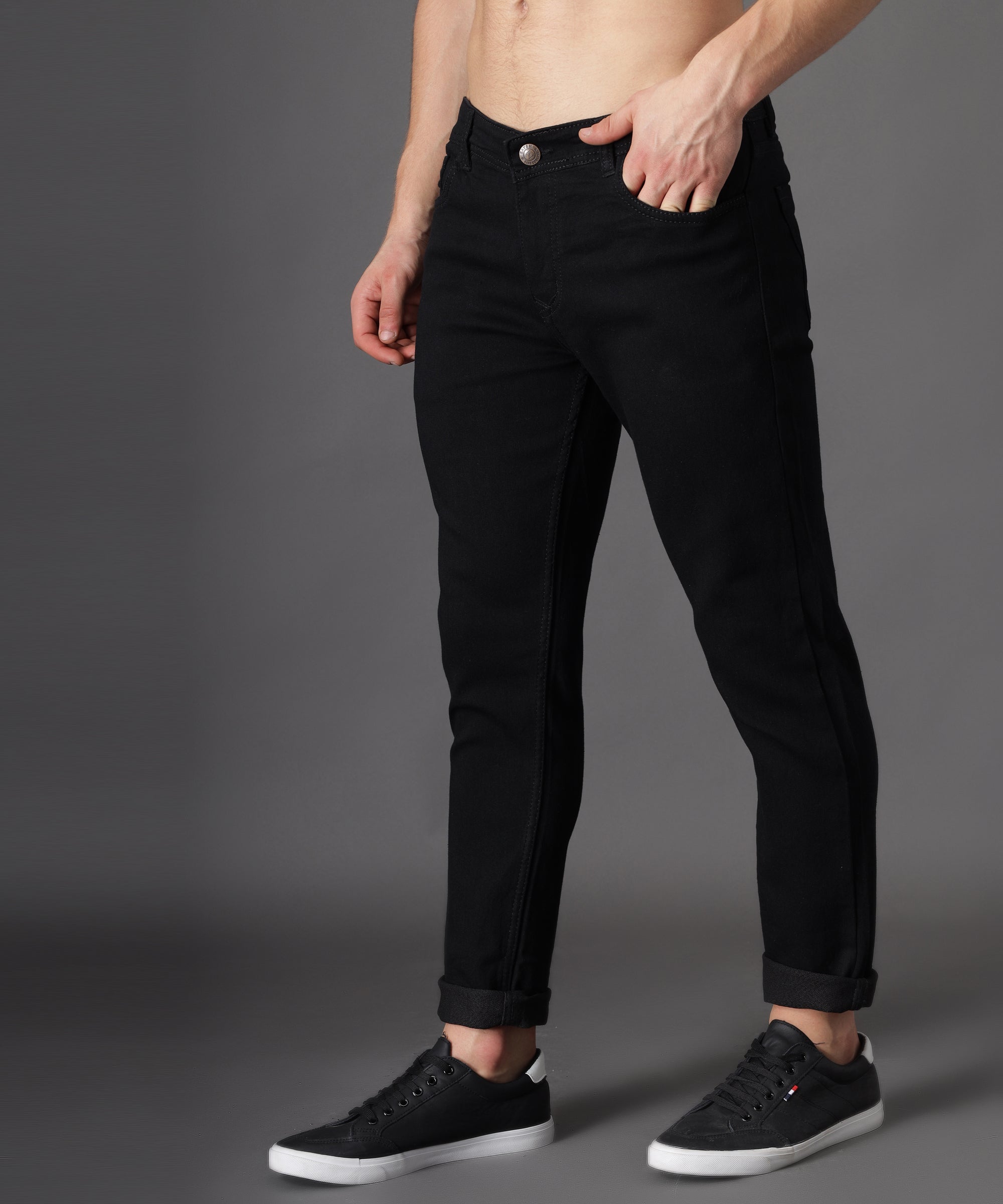 The Roadster Lifestyle Co. Women Charcoal Black Preppy College Cool Utility  Jeans - Price History